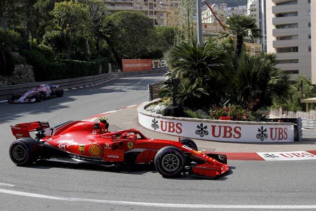 Photo4 LaPresse 24 05 2018 Monte Carlo, Monaco Grand Prix Formula One Monaco 2018 In the pic: Kimi Raikkonen (FIN) Scuderia Ferrari SF71H & xa9; Photo4 LaPresse 24 05 2018 Monte Carlo, Monaco Sport Grand Prix Formula One Monaco 2018 In the pic: Kimi Raikkonen (FIN) Scuderia Ferrari SF71H  Copyright: xPhoto4 LaPressex