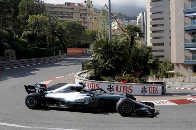 Photo4 LaPresse 24 05 2018 Monte Carlo, Monaco Grand Prix Formula One Monaco 2018 In the pic: Valtteri Bottas (FIN) Mercedes AMG F1 W09 & xa9; Photo4 LaPresse 24 05 2018 Monte Carlo, Monaco Sport Grand Prix Formula One Monaco 2018 In the pic: Valtteri Bottas (FIN) Mercedes AMG F1 W09  Copyright: xPhoto4 LaPressex