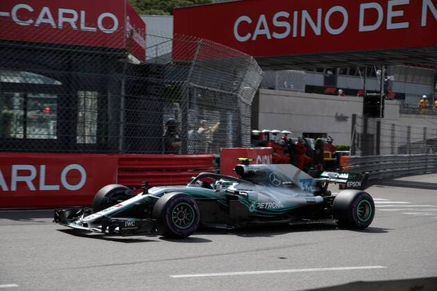 Photo4 LaPresse 24 05 2018 Monte Carlo, Monaco Grand Prix Formula One Monaco 2018 In the pic: Valtteri Bottas (FIN) Mercedes AMG F1 W09 & xa9; Photo4 LaPresse 24 05 2018 Monte Carlo, Monaco Sport Grand Prix Formula One Monaco 2018 In the pic: Valtteri Bottas (FIN) Mercedes AMG F1 W09  Copyright: xPhoto4 LaPressex