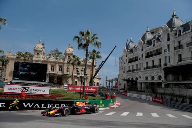 Photo4 LaPresse 24 05 2018 Monte Carlo, Monaco Grand Prix Formula One Monaco 2018 In the pic: Daniel Ricciardo (AUS) Red Bull Racing RB14 & xa9; Photo4 LaPresse 24 05 2018 Monte Carlo, Monaco Sport Grand Prix Formula One Monaco 2018 In the pic: Daniel Ricciardo (AUS) Red Bull Racing RB14  Copyright: xPhoto4 LaPressex