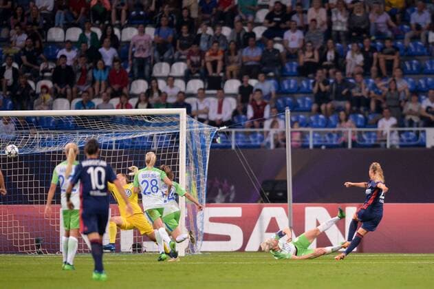 26 AMANDINE HENRY (OL) - BUT FOOTBALL FEMININ : Wolfsburg vs Lyon - Ligue des Champions - Finale - 24 05 2018 AnthonyBIBARD FEP Panoramic 