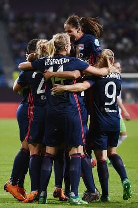 Mg Kiev (Ucraina) 24 05 2016 - finale Champions League femminile Wolfsburg-Lione foto Matteo Gribaudi Image nella foto: esultanza gol Amandine Henry 