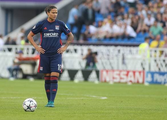 May 24, 2018 - Kiev, Ukraine - Dzsenifer Marozsan of Olympique Lyonnais in action during the UEFA Women s Champions League final match between VfL Wolfsburg and Olympique Lyonnais on May 24, 2018 in Kiev, Ukraine. VfL Wolfsburg v Olympique Lyonnais - UEFA Womens Champions League Final  - ZUMAn230 20180524_zaa_n230_1358 Copyright: xAhmadxMorax