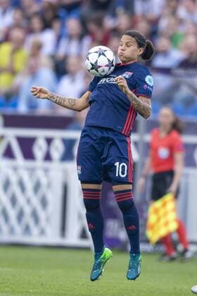 Dzsenifer Marozsan of Lyon during the UEFA Women s Champions League Final match between VfL Wolfsburg 1-4 Olympique Lyon at Valeriy Lobanovskyi Dynamo Stadium in Kiev, Ukraine, on May 24, 2018. Noxthirdxpartyxsales  (78874190)