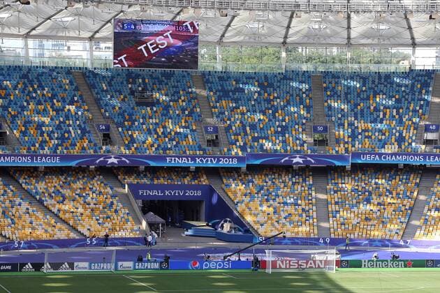 Liverpool Training General view at the Olympic Stadium, Kiev Content Not Available For UK Newspapers Copyright: xPaulxChestertonx FIL-11834-0029