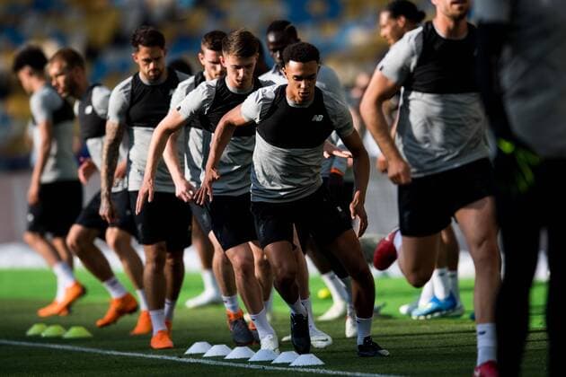 180525 Trent Alexander Arnold of Liverpool during a training session on May 25 2018 in Kyiv Photo Vegard Wivestad Grott BILDBYRAN Code VG 170176  Copyright: VEGARDxWIVESTADxGRoTT BB180525BB017