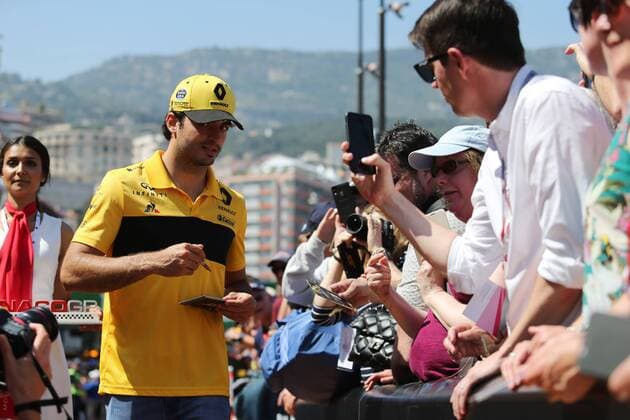 Photo4 LaPresse 25 03 2018 Monte Carlo, Monaco Grand Prix Formula One Monaco 2018 In the pic: Carlos Sainz Jr (ESP) Renault Sport F1 Team RS18  Copyright: xPhoto4 LaPressex