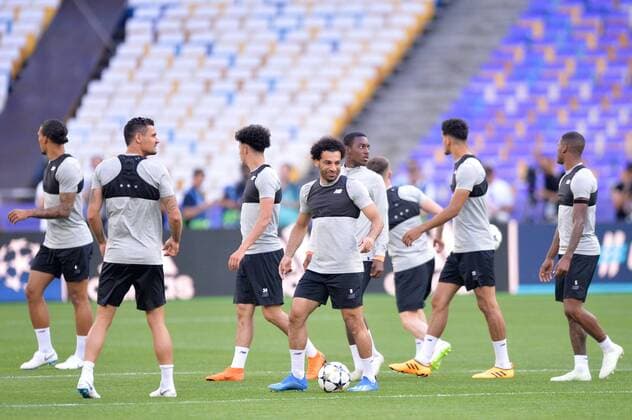 Mohamed Salah FOOTBALL : Entrainement Liverpool - Ligue des Champions - Finale - 25 05 2018 AnthonyBIBARD FEP Panoramic 