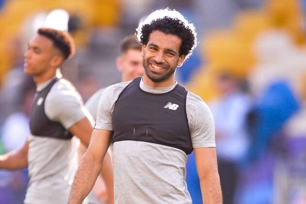 Themen der Woche - SPORT KW21 Bilder des Tages - SPORT Mohamed Salah FOOTBALL : Entrainement Liverpool - Ligue des Champions - Finale - 25 05 2018 AnthonyBIBARD FEP Panoramic 