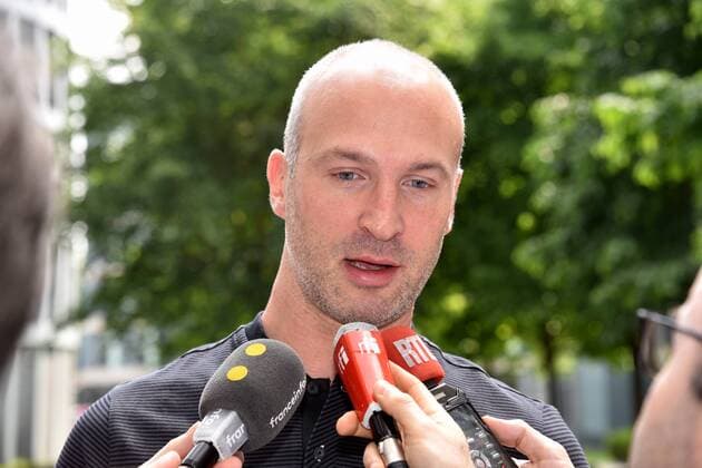 Handball player Thierry Omeyer from Paris Saint Germain Handball on 25 05 2018 in Cologne at the Media Call for the Handball Champions League VELUX EHF FINAL4 2018 taking place on 26 and 27 May in Cologne