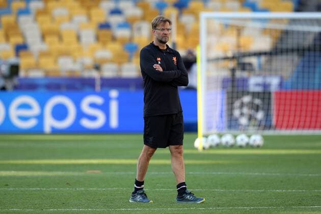 Liverpool Training Liverpool Manager Jurgen Klopp during the Liverpool training session at the Olympic Stadium, Kiev Content Not Available For UK Newspapers Copyright: xPaulxChestertonx FIL-11834-0069