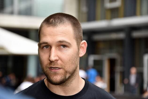 Handball player from HC Vardar Skopije on 25 05 2018 in Cologne at the Media Call for the Handball Champions League VELUX EHF FINAL4 2018 which takes place on 26 and 27 May in Cologne