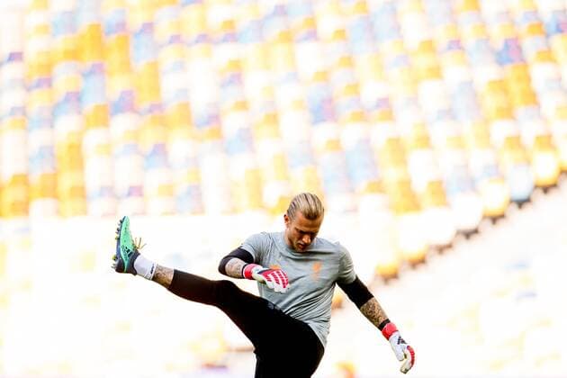 180525 Goalkeeper Loris Karius of Liverpool during a training session on May 25, 2018 in Kyiv Photo Vegard Wivestad GRAD PICTURE BENCH N Code VG 170176  Copyright: VEGARDxWIVESTADxGR¯TT BB180525BB051