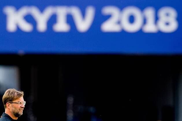 180525 Jürgen Klopp head coach of Liverpool during a training session on May 25, 2018 in Kyiv Photo Vegard Wivestad GREEN PICTURE BODY N Code VG 170176  Copyright: VEGARDxWIVESTADxGR¯TT BB180525BB053
