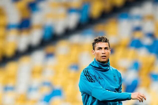 180525 Cristiano Ronaldo or Real Madrid during a training session on May 25, 2018 in Kyiv Photo Vegard Wivestad Cave BILDBYRAN Code VG 170177  Copyright: VEGARDxWIVESTADxGRoTT BB180525BB057