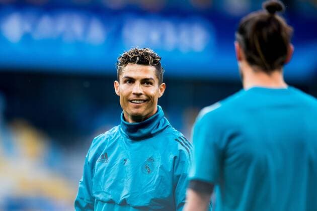 180525 Cristiano Ronaldo or Real Madrid during a training session on May 25, 2018 in Kyiv Photo Vegard Wivestad Cave BILDBYRAN Code VG 170177  Copyright: VEGARDxWIVESTADxGRoTT BB180525BB066