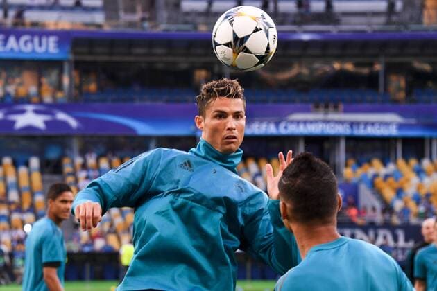 CRISTIANO RONALDO FOOTBALL : Entrainement Real Madrid - Ligue des Champions - Finale - 25 05 2018 AnthonyBIBARD FEP Panoramic 