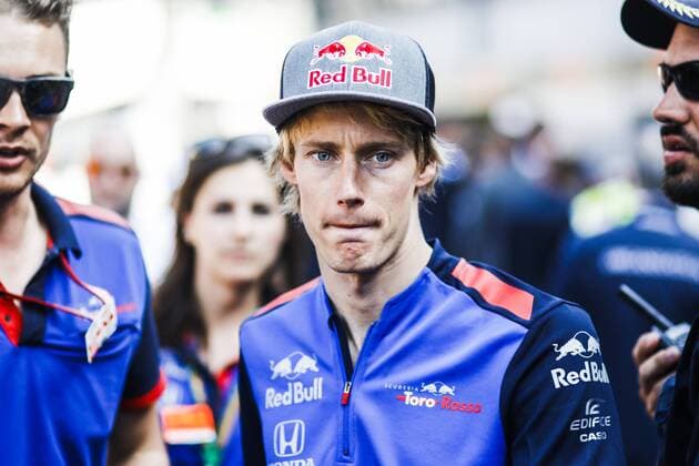 May 25, 2018 - Montecarlo, Monaco - 28 Brendon Hartley from New Zealand with Scuderia Toro Rosso Honda STR13 portrait during the Monaco Formula One Grand Prix at Monaco on 25th of May, 2018 in Montecarlo, Monaco. F1 Grand Prix of Monaco - Previews  - ZUMAn230 20180525_zaa_n230_889 Copyright: xXavierxBonillax