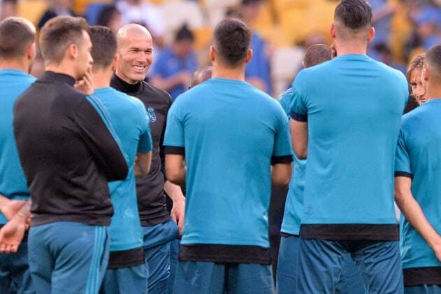 ZINEDINE ZIDANE FOOTBALL : Entrainement Real Madrid - Ligue des Champions - Finale - 25 05 2018 AnthonyBIBARD FEP Panoramic 