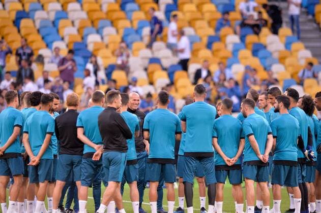 ZINEDINE ZIDANE FOOTBALL : Entrainement Real Madrid - Ligue des Champions - Finale - 25 05 2018 AnthonyBIBARD FEP Panoramic 