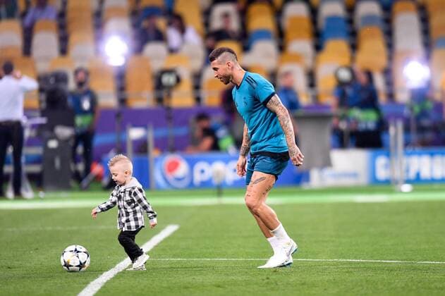 SERGIO RAMOS FOOTBALL : Entrainement Real Madrid - Ligue des Champions - Finale - 25 05 2018 AnthonyBIBARD FEP Panoramic 
