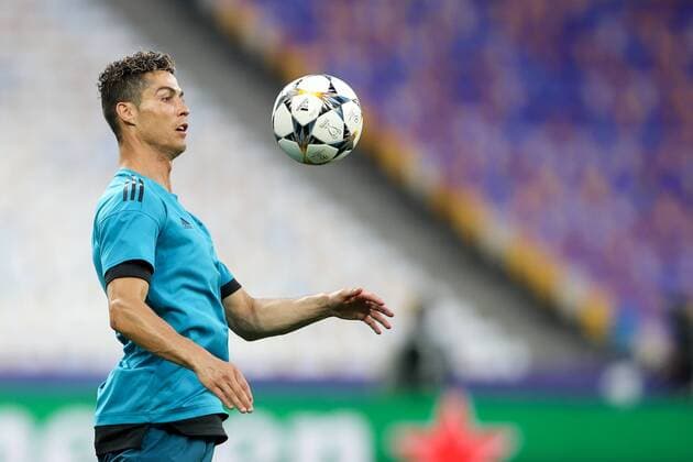 SOCCER - UEFA CL final, Liverpool vs Real, preview KIEV,UKRAINE,25.MAY.18 - SOCCER - UEFA Champions League, final, Liverpool FC vs Real Madrid CF, preview, training of Real. Image shows Cristiano Ronaldo (Madrid). GEPAxpictures xMaticxKlansek