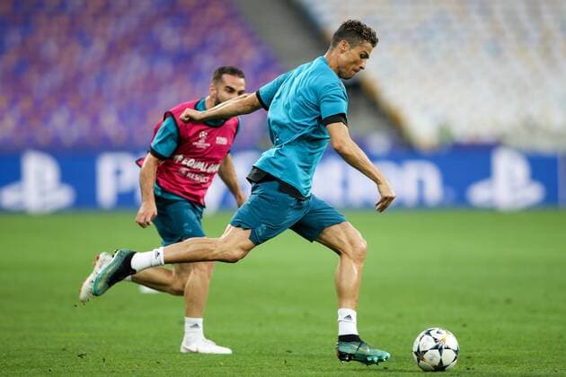 SOCCER - UEFA CL final, Liverpool vs Real, preview KIEV,UKRAINE,25.MAY.18 - SOCCER - UEFA Champions League, final, Liverpool FC vs Real Madrid CF, preview, training of Real. Image shows Cristiano Ronaldo (Madrid). GEPAxpictures xMaticxKlansek