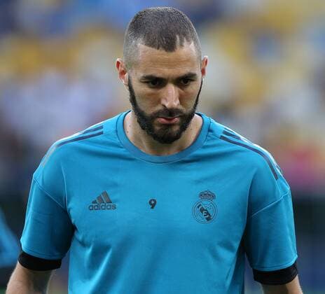 Real Madrid Training Karim Benzema of Real Madrid during the Real Madrid training session at the Olympic Stadium, Kiev Content Not Available For UK Newspapers Copyright: xPaulxChestertonx FIL-11836-0017