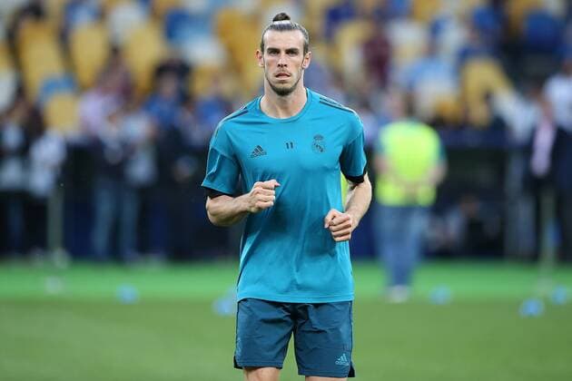 Real Madrid Training Gareth Bale of Real Madrid during the Real Madrid training session at the Olympic Stadium, Kiev Content Not Available For UK Newspapers Copyright: xPaulxChestertonx FIL-11836-0020