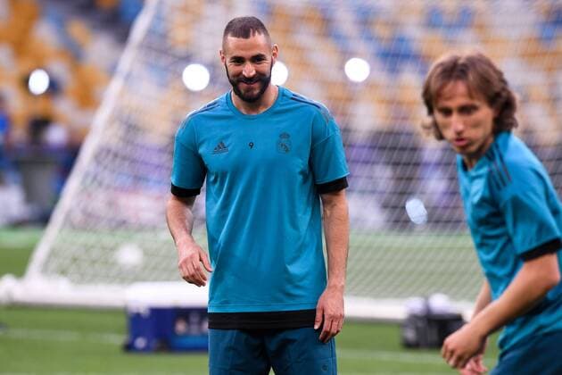 KARIM BENZEMA FOOTBALL : Entrainement Real Madrid - Ligue des Champions - Finale - 25 05 2018 AnthonyBIBARD FEP Panoramic 