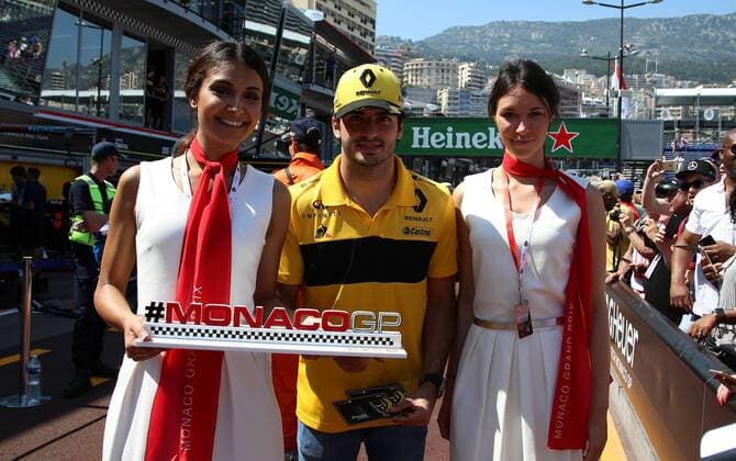 Carlos Sainz jun Renault F1 Team Formula 1 GP Monaco 26 05 2018 Photo mspb Jean Petin Carlos Sainz jun formula 1 GP Monaco 2018