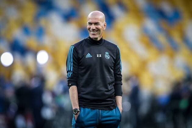 SOCCER - UEFA CL final, Liverpool vs Real, preview KIEV,UKRAINE,25.MAY.18 - SOCCER - UEFA Champions League, final, Liverpool FC vs Real Madrid CF, preview, training of Real. Image shows head coach Zinedine Zidane (Madrid). GEPAxpictures xMaticxKlansek