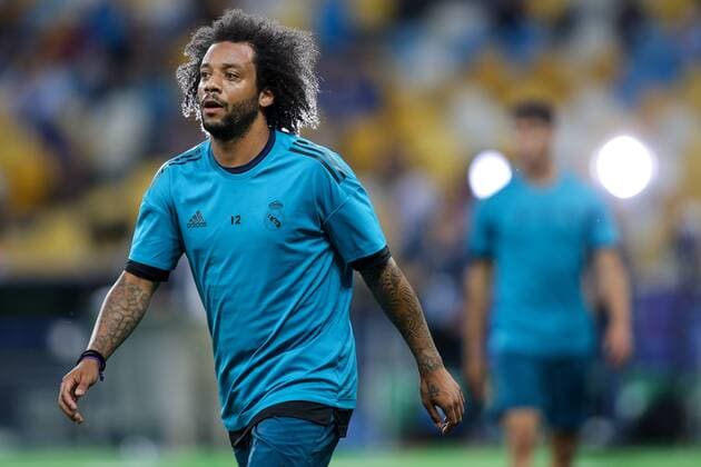 SOCCER - UEFA CL final, Liverpool vs Real, preview KIEV,UKRAINE,25.MAY.18 - SOCCER - UEFA Champions League, final, Liverpool FC vs Real Madrid CF, preview, training of Real. Image shows Marcelo (Madrid). GEPAxpictures xMaticxKlansek