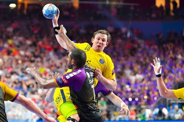 2018.05.26 Kolonia Pilka reczna Velux EHF FINAL4 Champions League Liga Mistrzow polfinal HBC Nantes - Paris Saint-Germain Handball N Z Sander Sagosen Foto Pawel Andrachiewicz PressFocus 2018.05.26 Cologne Handball Velux EHF FINAL4 Champions League semifinal HBC Nantes - Paris Saint-Germain Handball Sander Sagosen Photo Pawel Andrachiewicz PressFocus NEWSPIX.PL --- Newspix.pl  20180526_PF_PA078