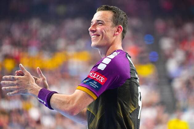 2018.05.26 Kolonia Pilka reczna Velux EHF FINAL4 Champions League Liga Mistrzow polfinal HBC Nantes - Paris Saint-Germain Handball N Z Dominik Klein radosc Foto Pawel Andrachiewicz PressFocus 2018.05.26 Cologne Handball Velux EHF FINAL4 Champions League semifinal HBC Nantes - Paris Saint-Germain Handball Dominik Klein radosc Photo Pawel Andrachiewicz PressFocus NEWSPIX.PL --- Newspix.pl  20180526_PF_PA096