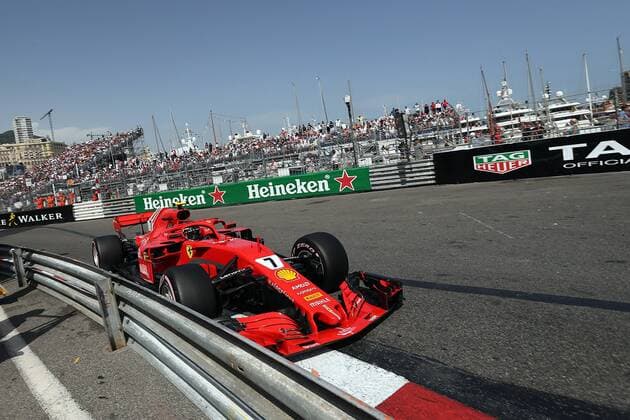 Photo4 LaPresse 26 05 2018 Monte Carlo, Monaco Grand Prix Formula One Monaco 2018 In the pic: Kimi Raikkonen (FIN) Scuderia Ferrari SF71H  Copyright: xPhoto4 LaPressex