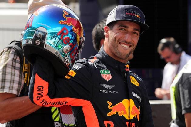 Formel 1, GP Monaco, Ricciardo im Qualifying vor Vettel und Hamilton Photo4 LaPresse 26 05 2018 Monte Carlo, Monaco Grand Prix Formula One Monaco 2018 In the pic: pole position Daniel Ricciardo (AUS) Red Bull Racing RB14  Copyright: xPhoto4 LaPressex