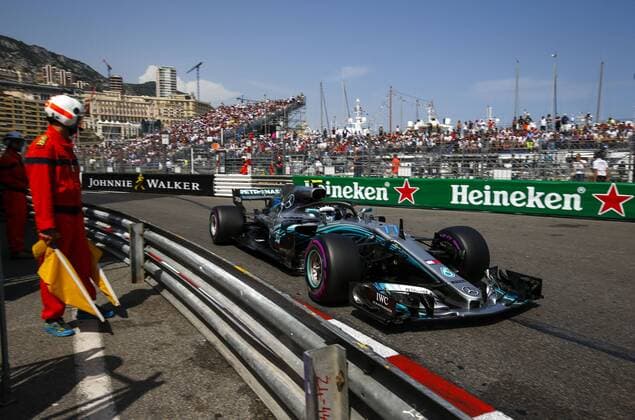 Motorsports: FIA Formula One World Championship WM Weltmeisterschaft 2018, Grand Prix of Monaco, 77 Valtteri Bottas (FIN, Mercedes AMG Petronas Motorsport), Monte Carlo Monaco