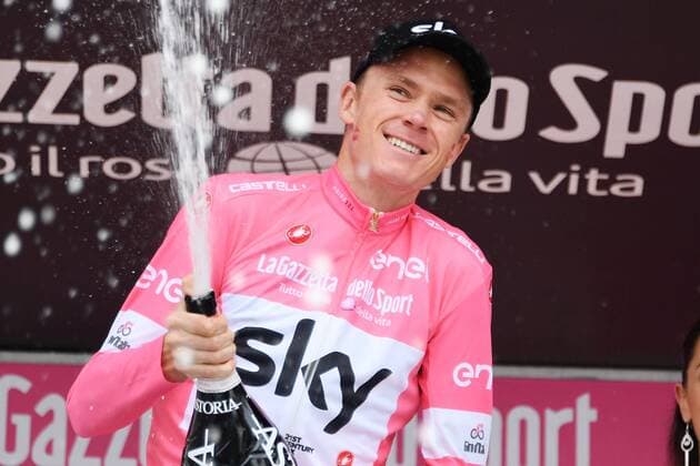 Giro d Italia, Chris Froome verteidigt Gesamtwertung auf der 20. Etappe Photo Gian Mattia D Alberto - LaPresse 2018-05-26 CERVINIA (Italy) Cycling Giro d Italia 2018 - 101th edition - stage 20 SUSA - CERVINIA In the pic: FROOME Chris (GBR) (TEAM SKY) , pink jersey  Copyright: xGianxMattiaxD Alberto LaPressex