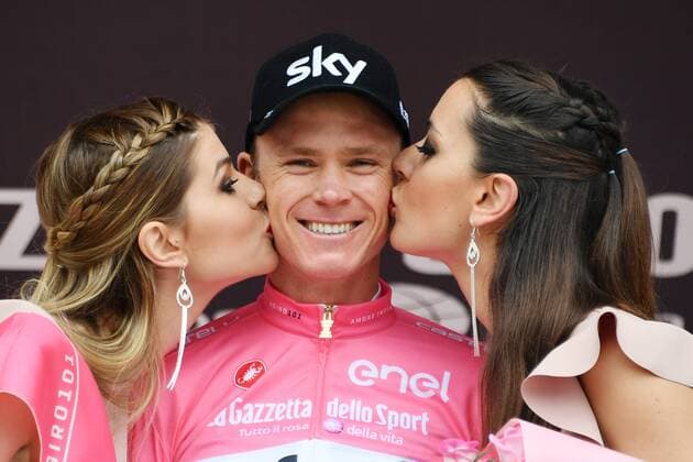 Giro d Italia, Chris Froome verteidigt Gesamtwertung auf der 20. Etappe Photo Gian Mattia D Alberto - LaPresse 2018-05-26 CERVINIA (Italy) Cycling Giro d Italia 2018 - 101th edition - stage 20 SUSA - CERVINIA In the pic: FROOME Chris (GBR) (TEAM SKY) , pink jersey  Copyright: xGianxMattiaxD Alberto LaPressex