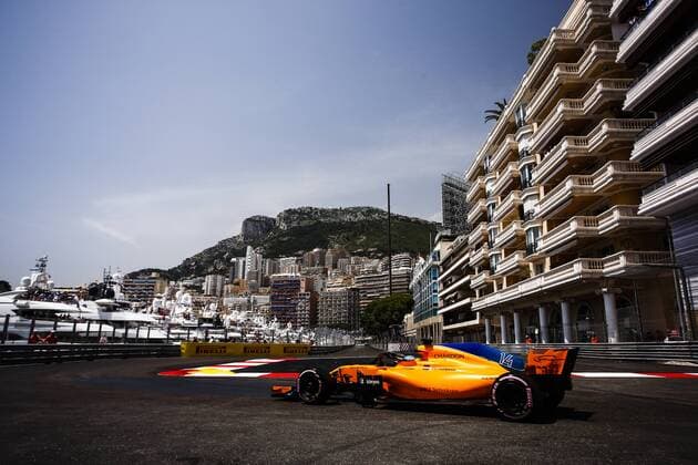 May 26, 2018 - Monaco, Monte Carlo - 14 Fernando Alonso from Spain with McLaren Renault MCL33 during the Monaco Formula One Grand Prix at Monaco on 25 th of May, 2018 in Montecarlo, Monaco. F1 Grand Prix of Monaco - Qualifying  - ZUMAn230 20180526_zaa_n230_607 Copyright: xXavierxBonillax