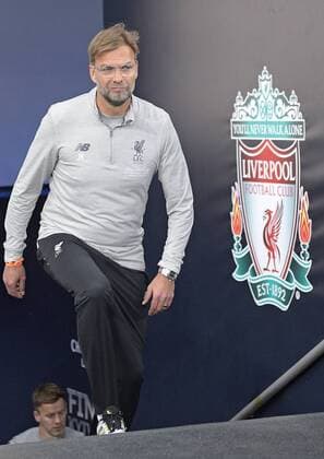 26 05 2018 Football UEFA Champions League Final 2018 Real Madrid FC Liverpool at the Olympic Stadium Kiev Ukraine Coach Jürgen Klopp Liverpool FC