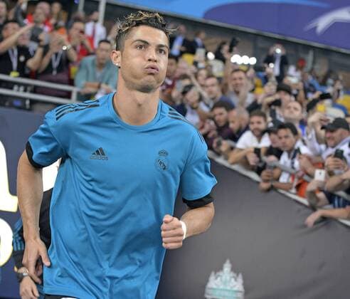 26 05 2018 Football UEFA Champions League Final 2018 Real Madrid FC Liverpool at the Olympic Stadium Kiev Ukraine Cristiano Ronaldo Real Madrid