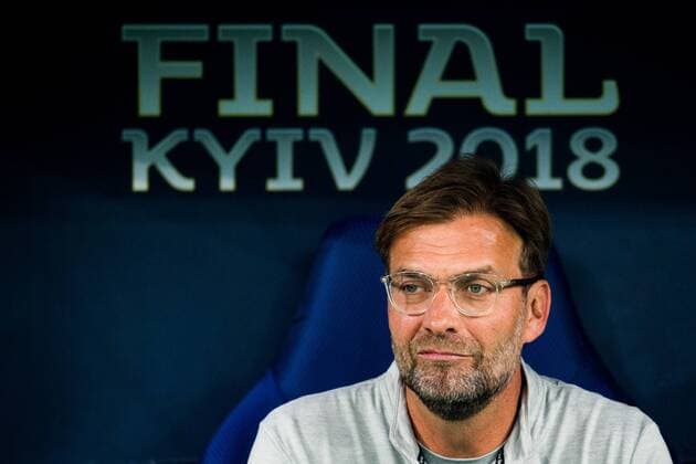 180526 Jürgen Klopp head coach of Liverpool ahead of the UEFA Champions League final between Real Madrid and Liverpool on May 26, 2018 in Kyiv Photo Vegard Wivestad Grott BILDBYRAN Code VG 170178  Copyright: VEGARDxWIVESTADxGRoTT BB180526BB917