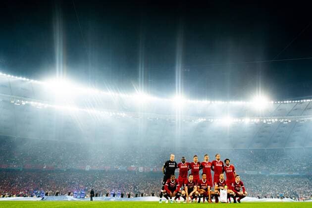 180526 The players of Liverpool pose for a team photo ahead of the UEFA Champions League final between Real Madrid and Liverpool on May 26, 2018 in Kyiv Photo Vegard Wivestad Grott BILDBYRAN Code VG 170178  Copyright: VEGARDxWIVESTADxGRoTT BB180526BB952