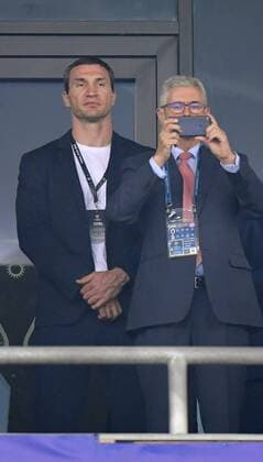 26 05 2018 Football UEFA Champions League Final 2018 Real Madrid Liverpool at the Olympic Stadium Kiev Ukraine Vitali Klitschko li