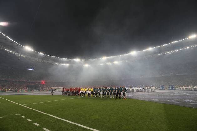 SOCCER - UEFA CL final, Liverpool vs Real, preview KIEV,UKRAINE,26.MAY.18 - SOCCER - UEFA Champions League, final, Liverpool FC vs Real Madrid CF. Image shows the teams of Real and Liverpool. GEPAxpictures xMaticxKlansek