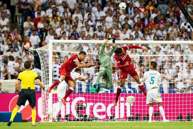 180526 Dejan Lovren or Liverpool goalkeeper Keylor Navas or Real Madrid and Virgil Van Dijk or Liverpool during the UEFA Champions League final between Real Madrid and Liverpool on May 26, 2018 in Kyiv Photo Vegard Wivestad Grott BILDBYRAN Code VG 170178  Copyright: VEGARDxWIVESTADxGRoTT BB180526ZI001