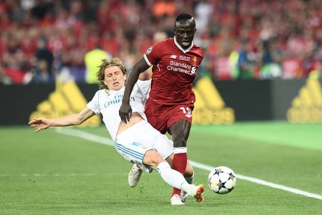 Fußball, CL Finale, Real Madrid - FC Liverpool Mg Kiev (Ucraina) 26 05 2018 - finale Champions League Real Madrid-Liverpool foto Matteo Gribaudi Image nella foto: Luka Modric-Sadio Mane 