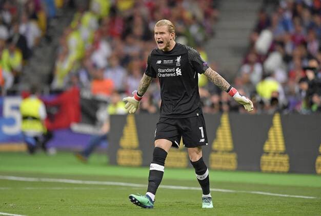26 05 2018 Football UEFA Champions League Final 2018 Real Madrid Liverpool Olympic Stadium Kiev Ukraine Goalkeeper Loris Karius Liverpool FC